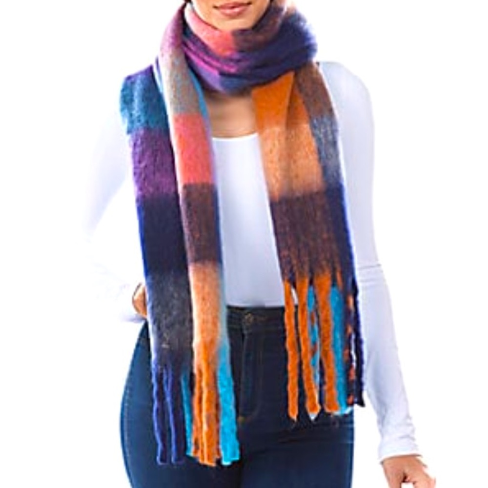 Rainbow scarf